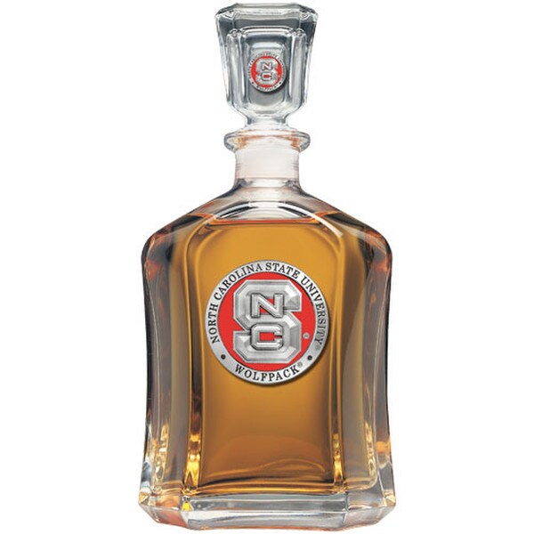 Decanter Capitol Enamel Red "S" Log